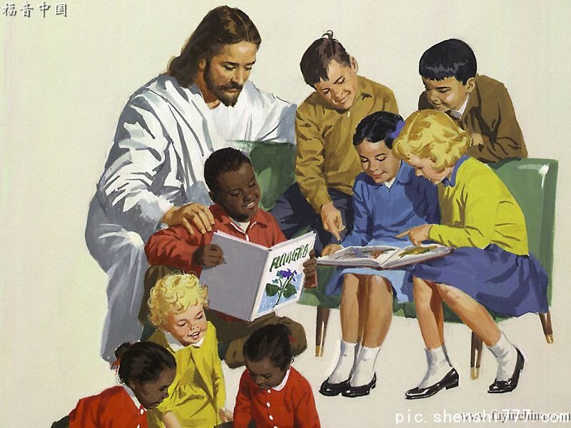 孩子-基督教图片壁纸