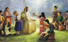 耶稣与小孩子图